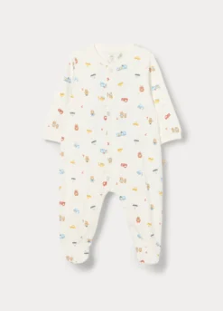 Tutina in interlock di puro cotone neonato