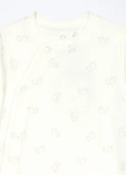 Tutina in interlock di puro cotone neonato