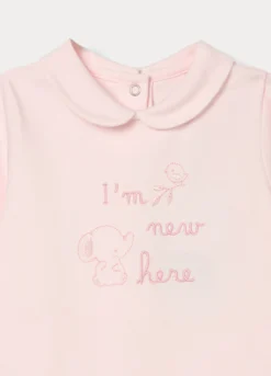 Tutina in jersey di cotone stretch neonata