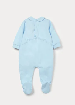 Tutina in jersey di cotone stretch neonata
