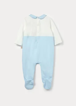 Tutina in jersey di cotone stretch neonato