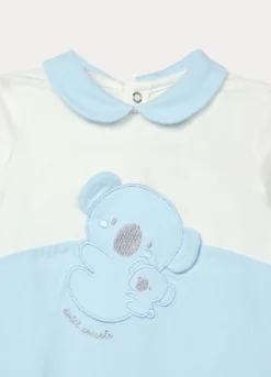 Tutina in jersey di cotone stretch neonato