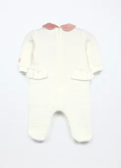 Tutina in misto cotone matelassé neonata
