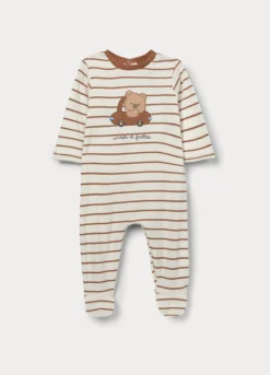 Tutina tricot in puro cotone neonato