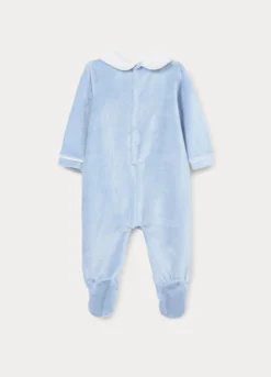Tutina velour misto viscosa di bamboo neonato