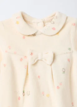 Tutina velour neonata