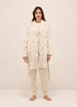 Vestaglia in coral fleece donna