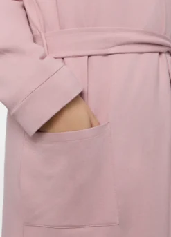 Vestaglia in misto viscosa fleece donna