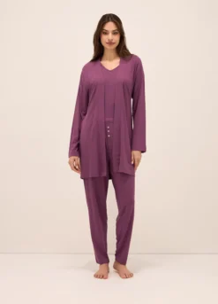 Vestaglia in modal stretch donna