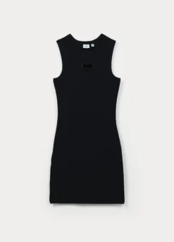Vestito fitted in jersey di cotone stretch ragazza