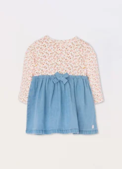 Vestito in cotone neonata