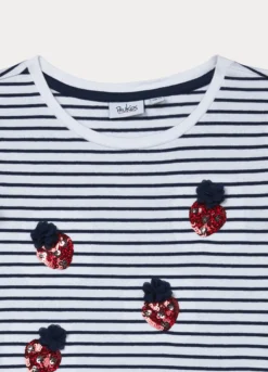 Vestito in jersey di cotone stretch bambina