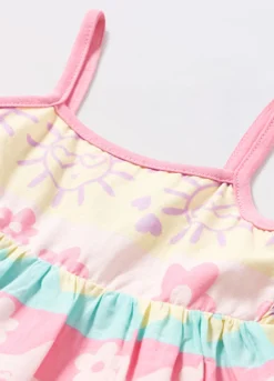 Vestito in jersey di puro cotone neonata