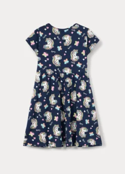 Vestito in jersey di puro cotone bambina