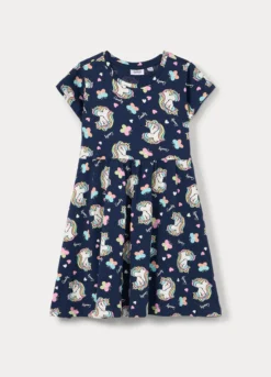 Vestito in jersey di puro cotone bambina