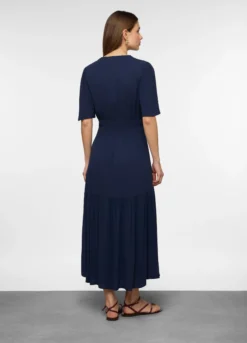 Vestito lungo crinkle donna