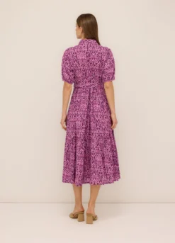 Vestito lungo in puro cotone donna