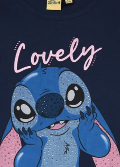 Vestito Stitch in jersey di puro cotone bambina