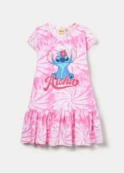 Vestito Stitch in jersey di puro cotone bambina