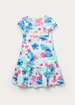 Vestito Stitch in jersey di puro cotone bambina