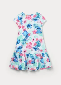 Vestito Stitch in jersey di puro cotone bambina